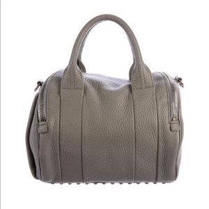 Alexander Wang Rockie Duffel Bag- Oyster Grey